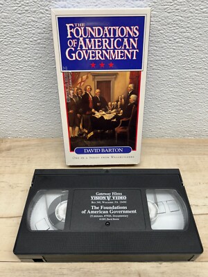 Vtg 1993 David Barton The Fondations Of American Government VHS Tape