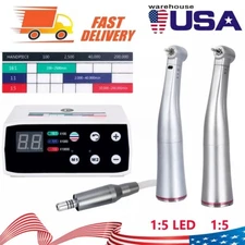 Dental Electric Brushless Micro Motor /1:5 Fiber Optic Increasing Handpiece po