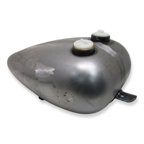 Tank 3.3 Gallon Plain Metal With Double Cap Ideal For Chopper Bobber Motorcycle - 第 1/1 張圖片