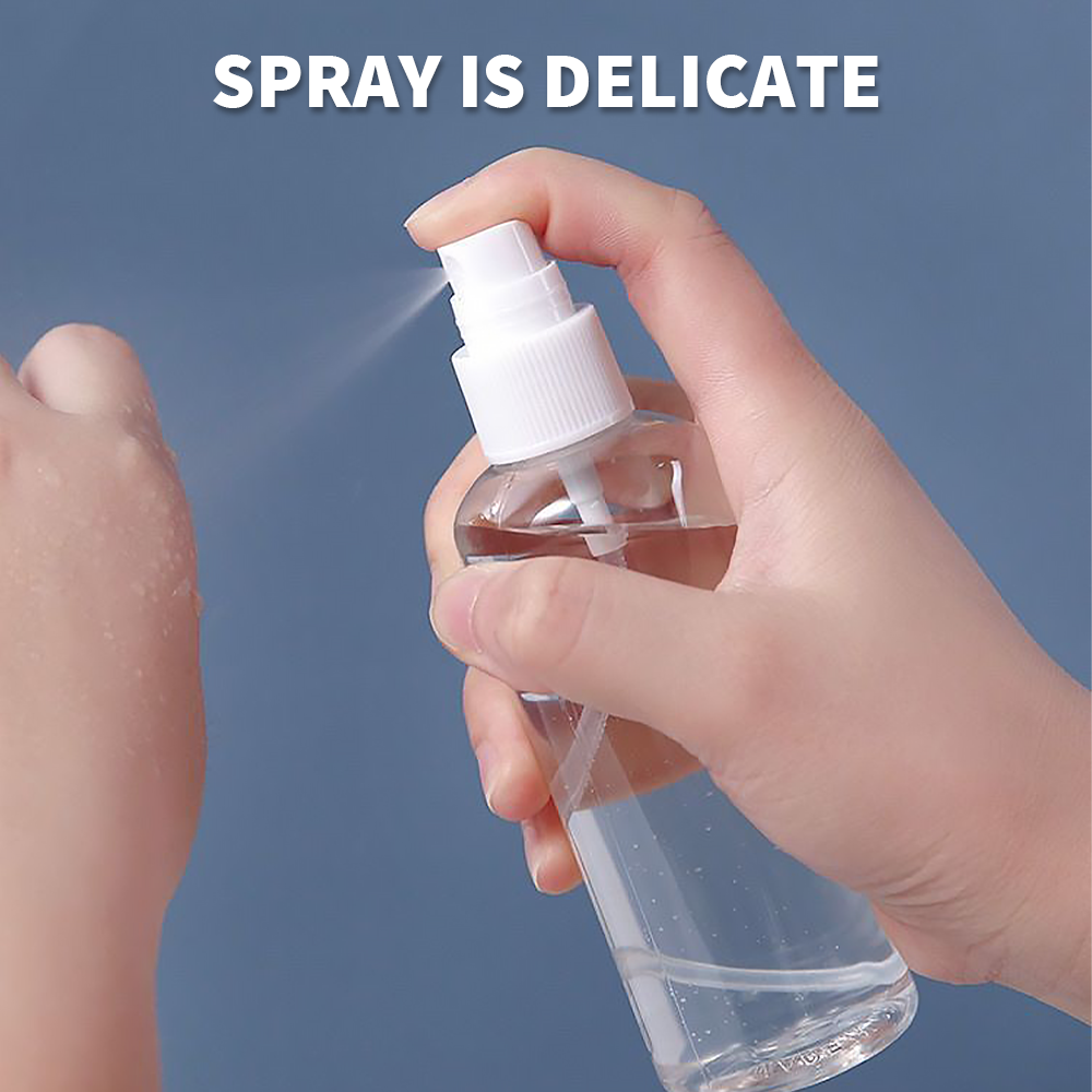 110PCS 200ML Travel Transparent Plastic Perfume Atomizer Empty Spray