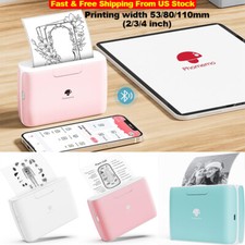 Phomemo M04S Portable Bluetooth Printer Label Maker Support 2/3/4inch Print lot