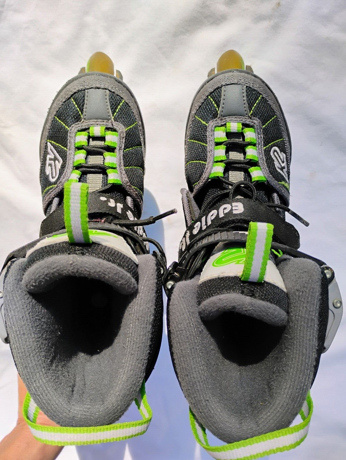 Youth K2 Inline Skates/Adjustable sizing 11 - 2/Green+Black