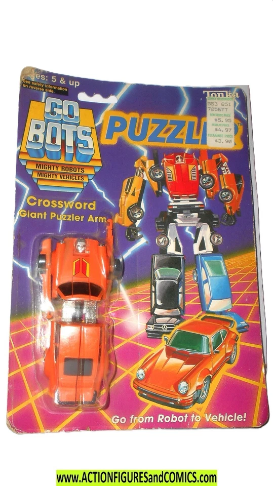 Gobots vintage 1985 CROSSWORD Puzzler combiner Left Arm hand complete moc - Image 2 of 4