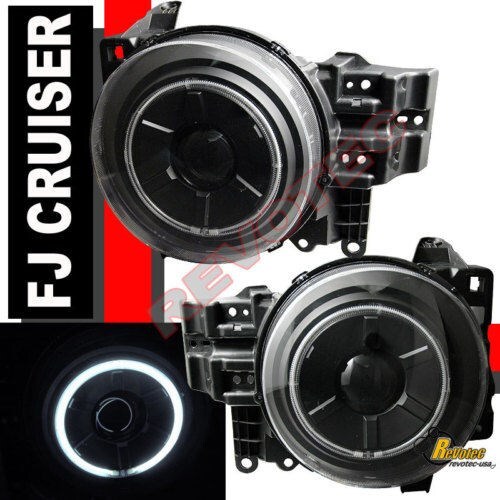 fj出品 Black G3 Halo Angel Eye Projector Headlights For 2007-2014