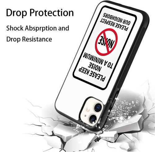 For iPhone SE XS XR Max 5 6 7 8 Plus Keep Quiet Not Noise Anti scratch Cover - Picture 19 of 25