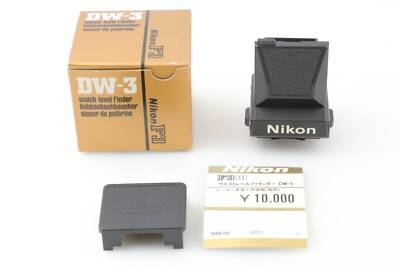 [UNUSED in Box] Nikon DW-3 Waist Level View Finder for F3 From JAPAN