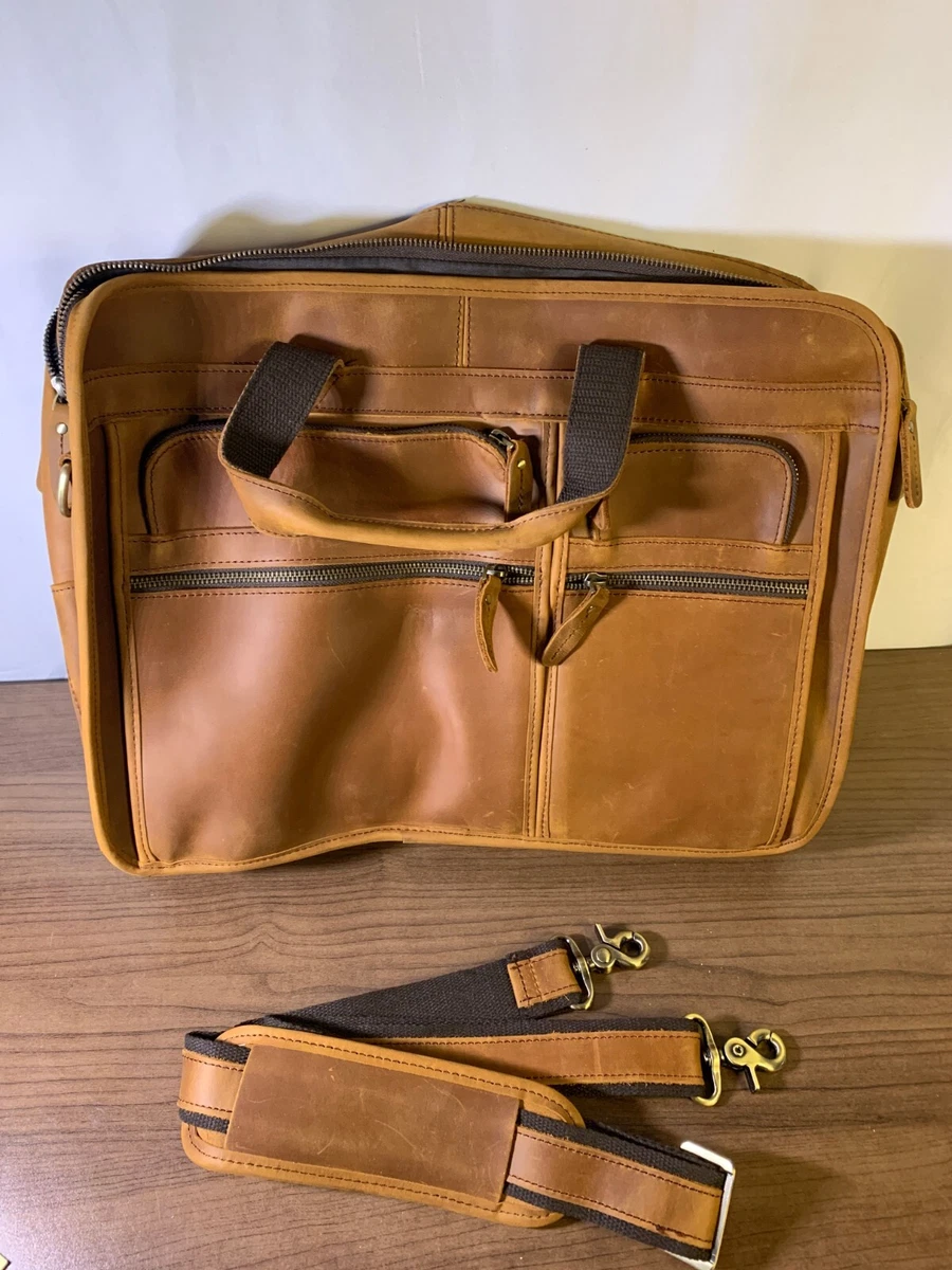 Texbo leather laptop bag sale