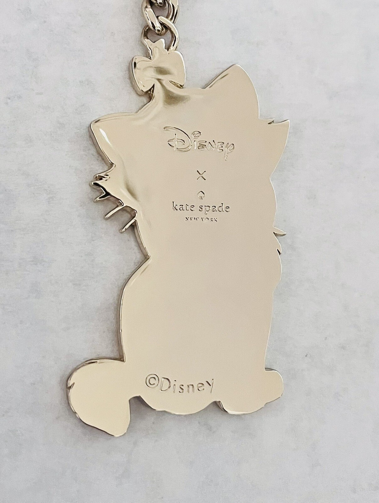 Disney X KATE SPADE Aristocats MARIE Key Chain New with Tags & Dust Bag