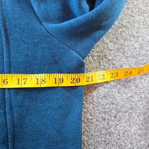 Figs Sweater Womens Size Medium Green Blue Essential 2.0 Hoodie Full Zip Pockets - Picture 10 of 16