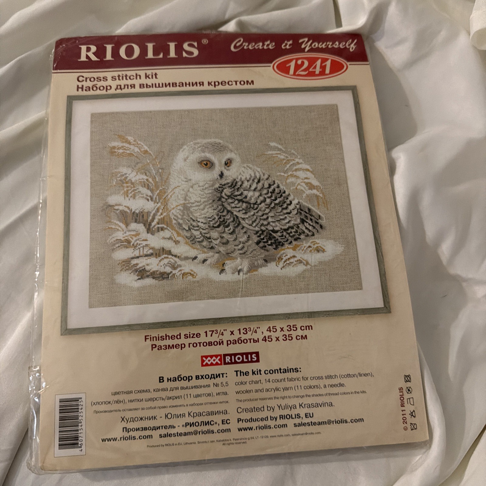 Cross-stitch kit Owl 1241 Riolis