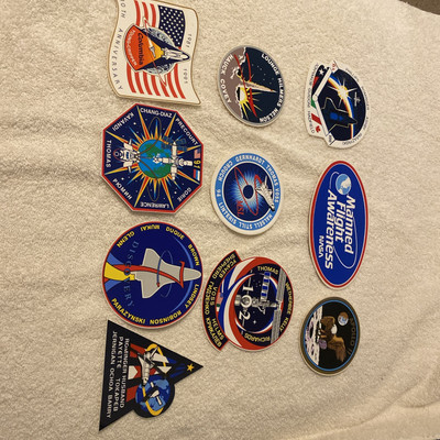 NASA SPACE Program Sticker Decal Lot / 10 Discovery Canaveral Shuttle Authentic
