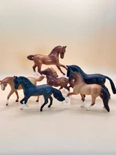Breyer Horses Lot Of 6 Stablemates 1:32 Scale Toy Figures In Excellent Condition