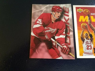 Anders Eriksson Detroit Red Wings 1996 - 1997 Fleer Ultra Rookies NO NAME ERROR 