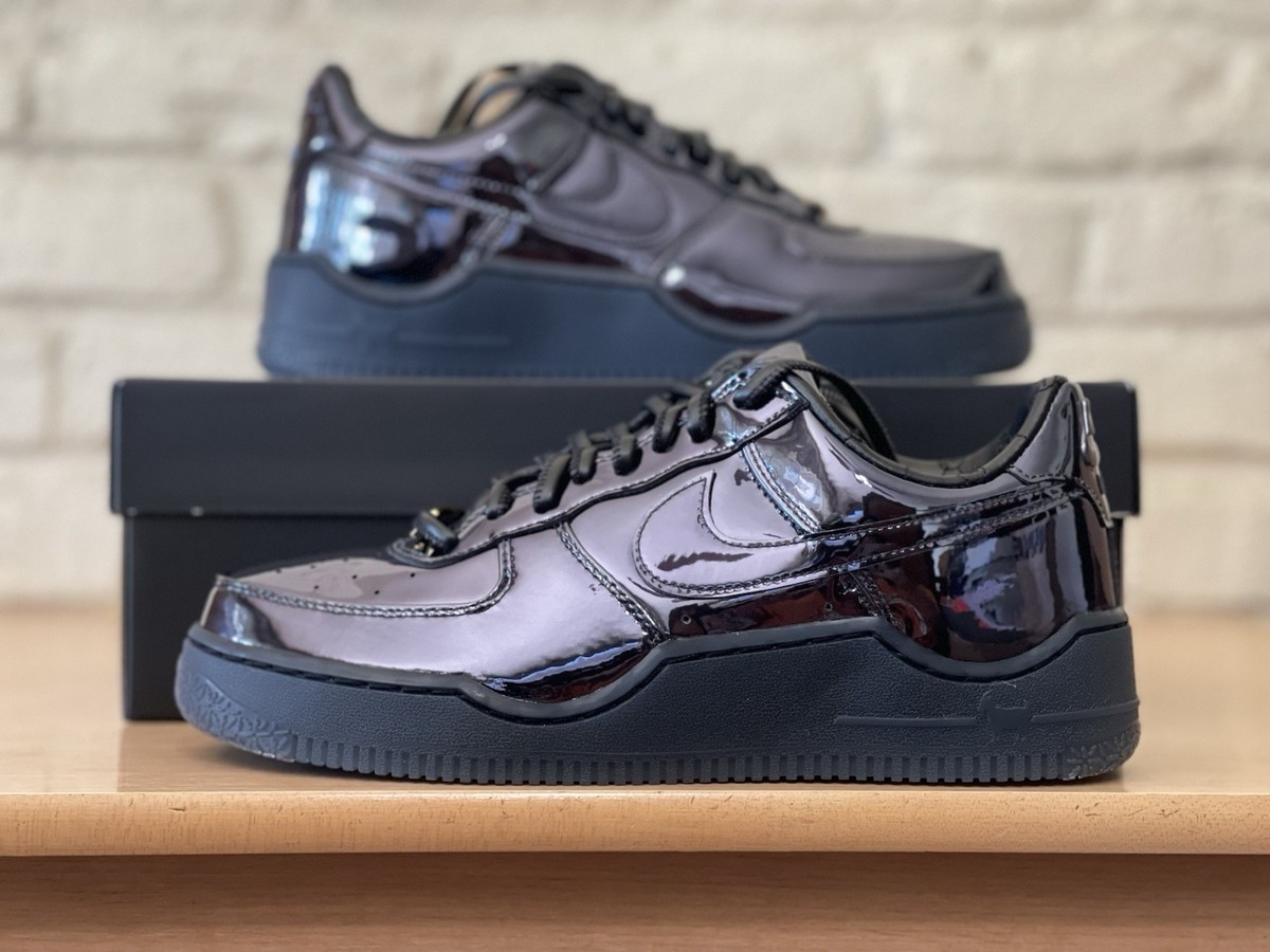 Nike Air Force 1 Low LeBron James 'Black Patent' IO6129-001 Men's