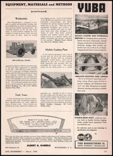 1956 Hobart Brothers Troy Ohio Photo "Weldmobile" Welding Unit Article Print Ad