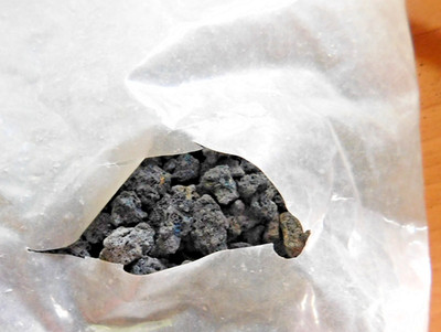 FIREPLACE EMBERS THE OLD GOOD ONES TWO BAGS AT 3 POUNDS EACH