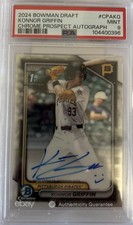 2024 Bowman Draft  CHROME 1ST Konnor Griffin Auto with smiley Face 1/1 PSA 9 