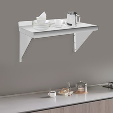 Stainless Steel Wall Shelf 12" x 24" Restaurant Kitchen Shelf Wall Shelving New