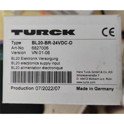 Neu TURCK Modul BL20-BR-24VDC-D 6827006 KOSTENLOSER VERSAND