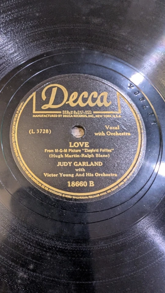 6 Pop Jazz 78 Rpm 10" Kay Starr Patti Page Andrews Sisters Judy Garland Shellac Foto 2 de 4