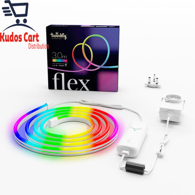 Twinkly 9,8 Fuß (3 m) PP gesteuerte mehrfarbige LED Flexröhre Licht In/Außen 