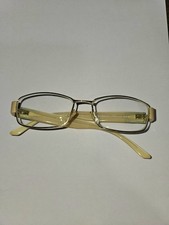 Christian Dior CD3683 HWK Gold Pearl Rectangle Eyeglasses Frames 53-16 140