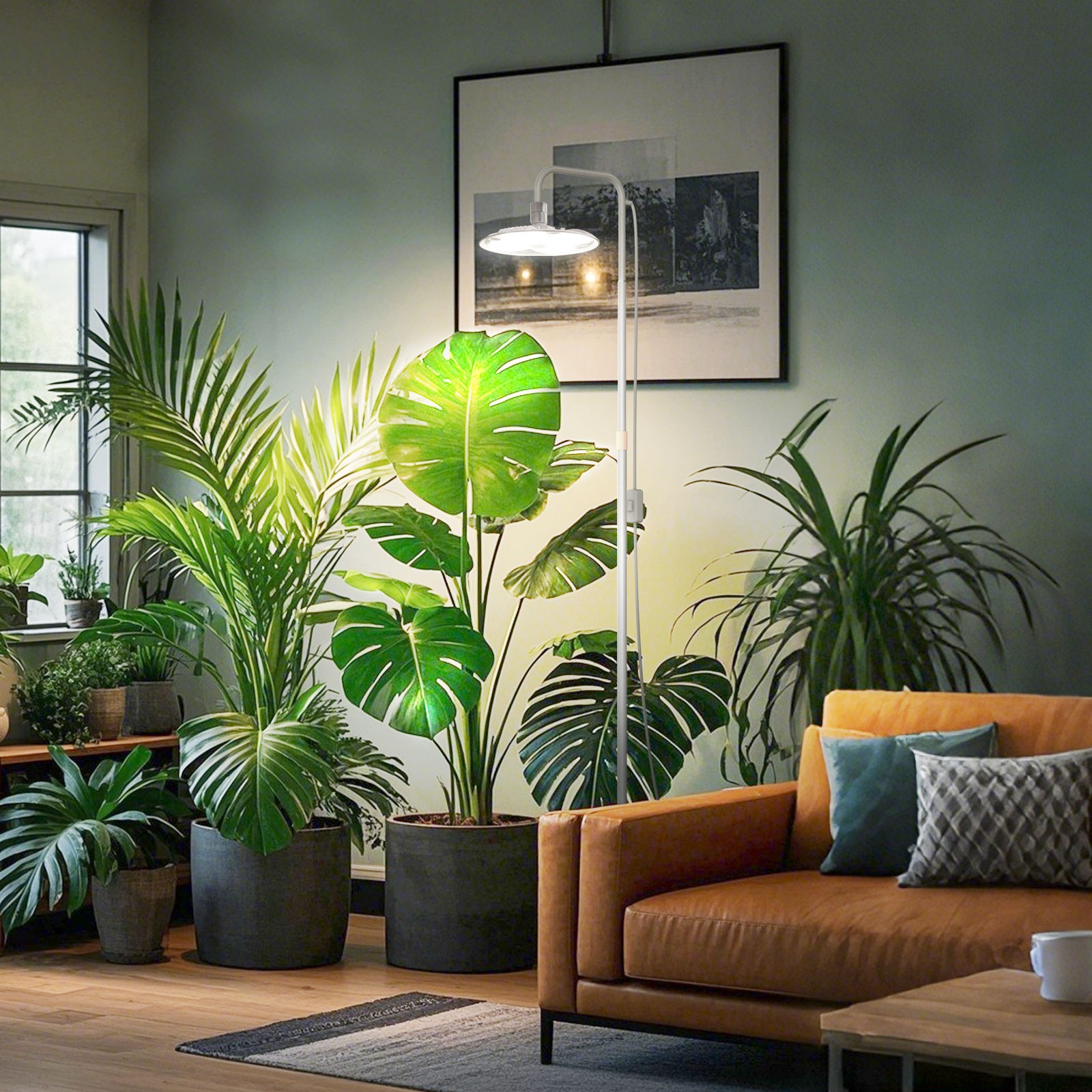 Grow Lights 100W 10200LM Full Spectrum Indoor Growing Tall Plant Remote Control