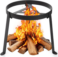 Campfire Tripod, Folding Camping Tripod Grill Open Fire Cooking Stand, Heavy-Dut