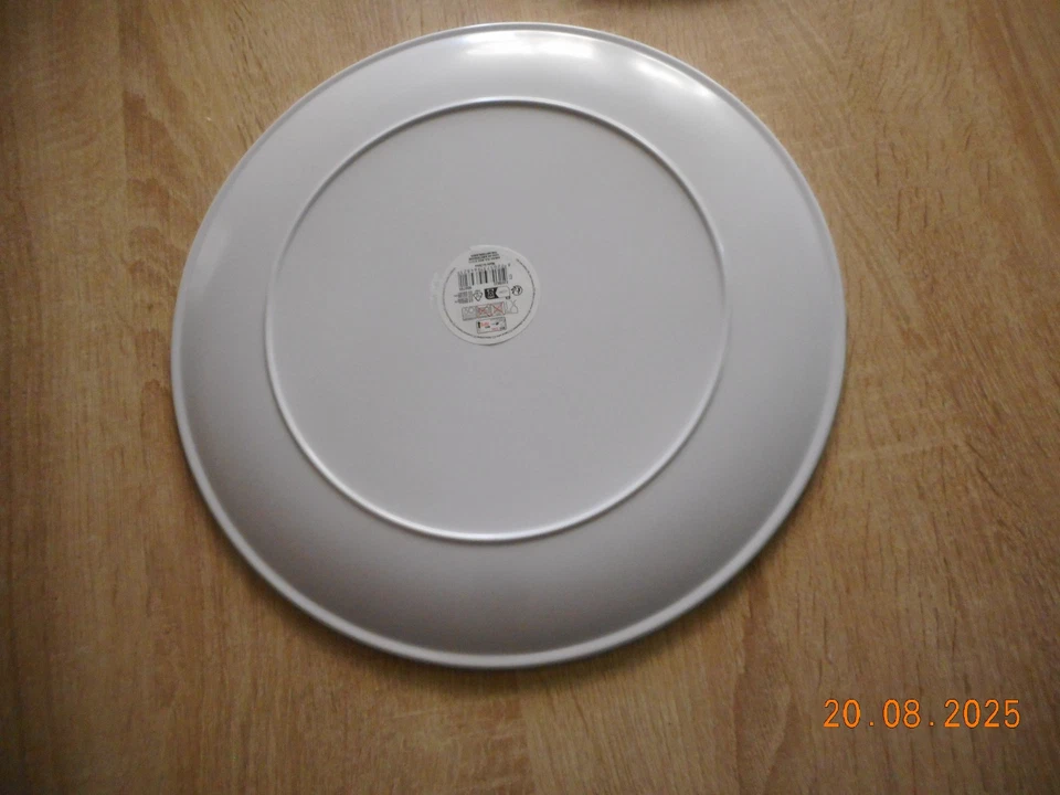 Pizzateller Italiano Gericht Pizza Melamin 33 x H 2 cm Weiß Variante 1 - Bild 3 von 4