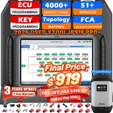 2026 USED XTOOL IP919PRO ECU Program Key Prog...