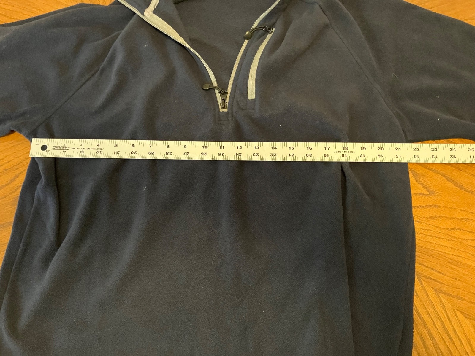 Starter Fleece Pullover 1/4 Zip Jacket Chest Pock… - image 2