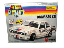 Burago Bburago BMW 635 CSi plastica pressofusa 1/24 modello Ricambi 5173 1983 Italia