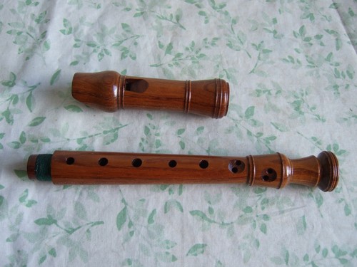 Küng / Kueng  Soprano / Descant Recorder, Superio, Plumwood , Dark, Good Cond.