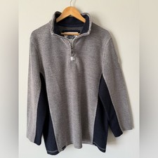 NWOT WEIRD FISH QUARTER ZIP PULL OVER MENS SIZE LARGE