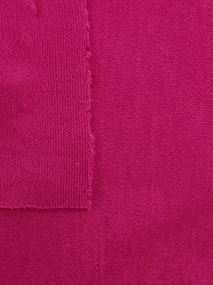 Fabric Magenta Navy Blue Knit Jersey Unbranded - Image 3 of 4