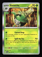 Sinistcha 022/167 Holofoil Carta Pokemon Mascherata Crepuscolare -B9