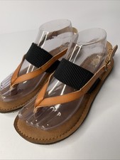 Yellow Box Alexah Vegan Leather Sling Back Sandal Size 8
