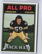 1974 Topps Jack Ham #137 - Steelers - Ex+ - S5805