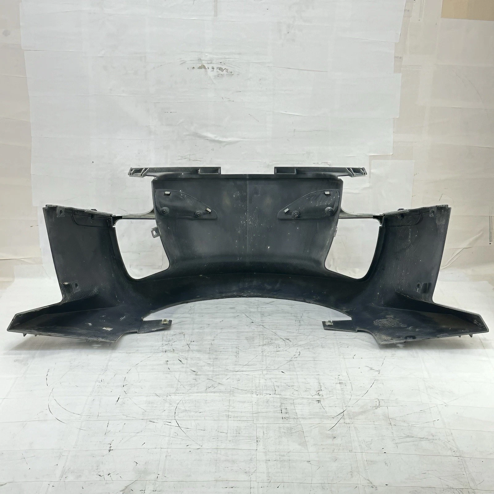 2012 CAN-AM SPYDER RT-S SE5 FRONT BUMPER LOWER FAIRING COWL PANEL TRIM SILVER