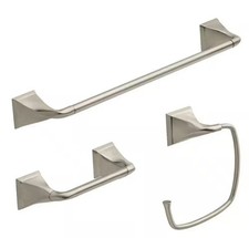 Delta Everly 3-Piece Bath Hardware Set in Brushed Nickel EVE63-BN