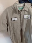 Town And Country Co Op Bill Uniform Work Shirt Mens Large 100% Cotton RedKap — photo 8