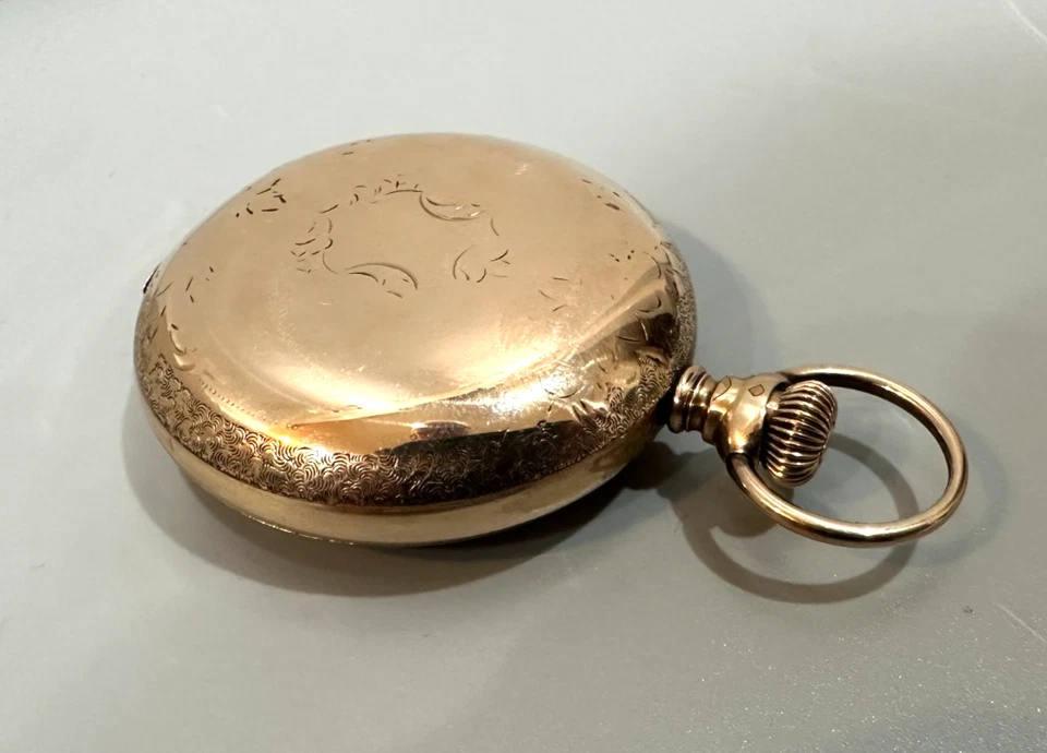 Waltham size18 Hunter case gold filled pocket watch, - Image 4 of 4