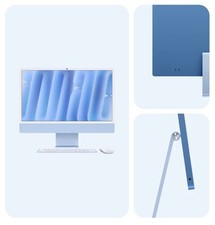 Apple iMac (A3137) M4 24 pollici 10-core CPU 10-core GPU 24 GB Ram 1 TB SSD Blu NUOVO