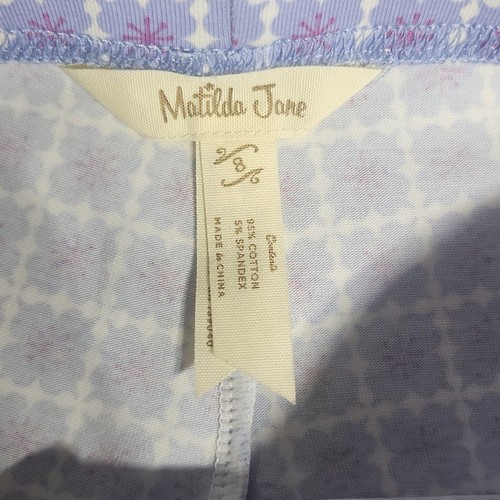 Matilda Jane Girls Ruffle Shorts Size 8 Purple Floral NWOT - Picture 5 of 6
