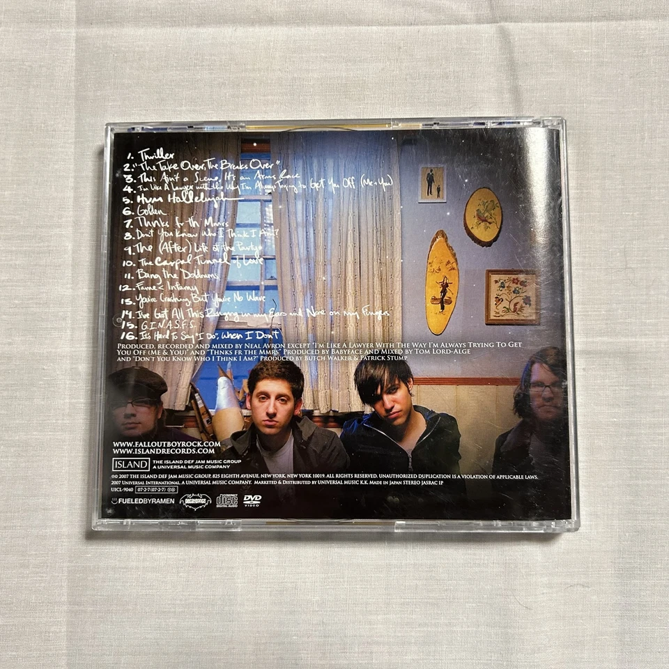 CD + DVD USATO FALL OUT BOY INFINITY ON HIGH Deluxe Edition Japan - Immagine 2 di 4