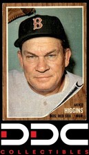 1962 Topps #559 Mike Higgins Boston Red Sox Very Good