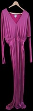 Halston Heritage Maxi Dress Size 6 US / 10 UK  Long Sleeve V Neck Floor Length 