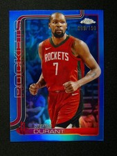 2025-26 Topps Chrome Kevin Durant #155 Blue Refractor /150