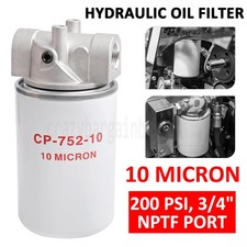 10 Micron Hydraulic Oil Filter Assembly Spin On Design Return Line Filter AU