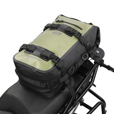 Rhinowalk Motorcycle Tail Bag 15L Waterproof Motorbike Side Saddle Rear Rack Bag